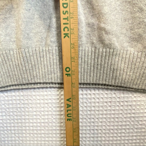 Telluride Clothing 80% Lambswool Henley Sweater Gray Soft; Men’s Size X-Large - Picture 5 of 10